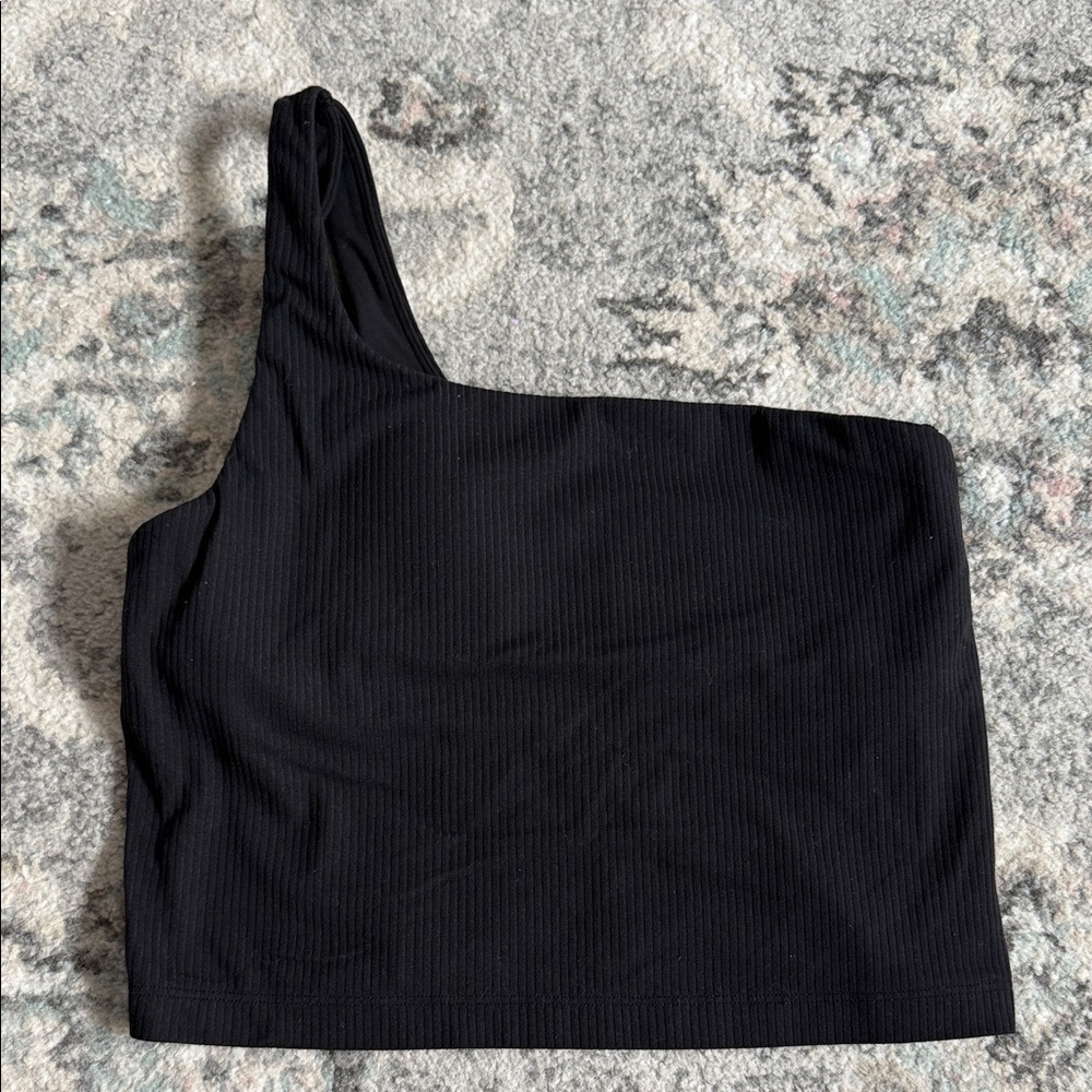 Lululemon Ribbed Nulu Asymmetrical Yoga Tank Top